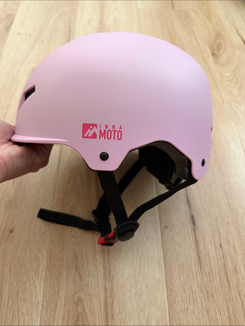 INNA MOTO Pink Skate/Scooter Helmet